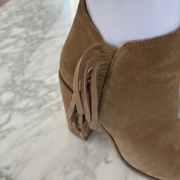 Beige senso suede booties - Picture 3 of 9
